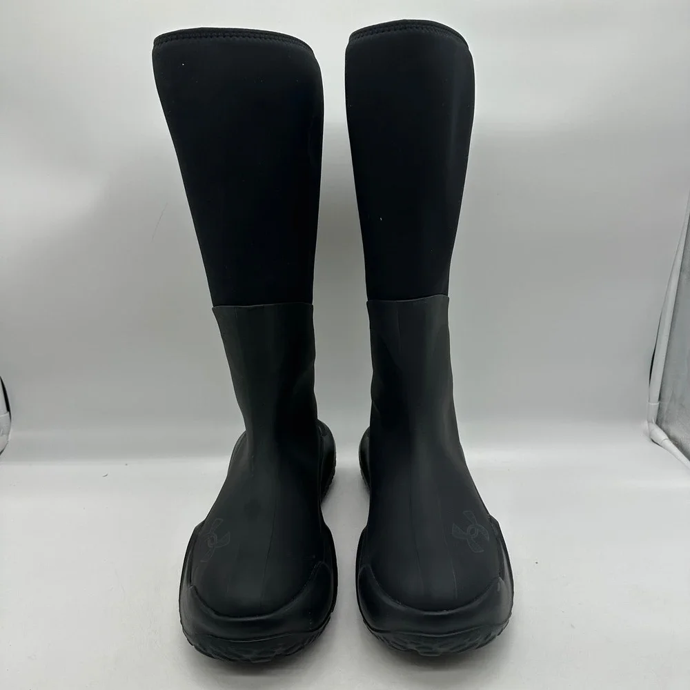 Under Armour 6000764-001 Mens Size 10.5 Black Mud Freek Waterproof Pull-On Boots